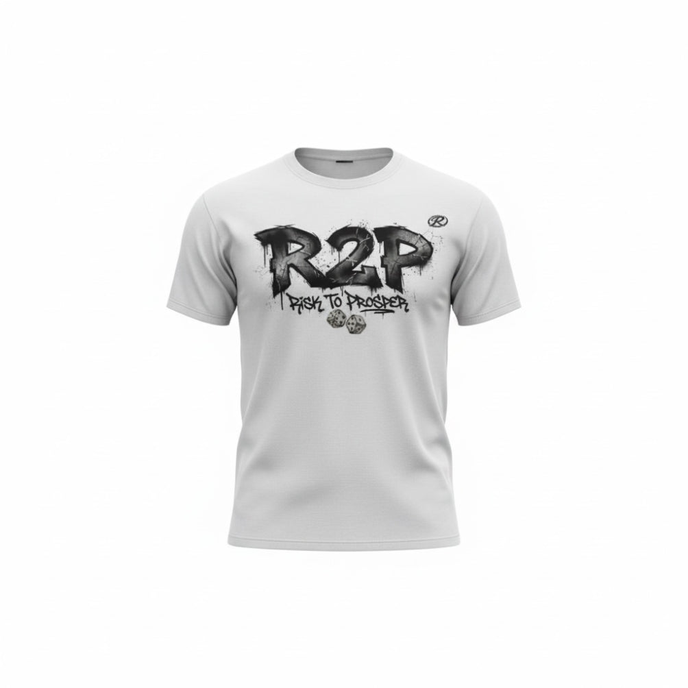 White "R2P" T-Shirt